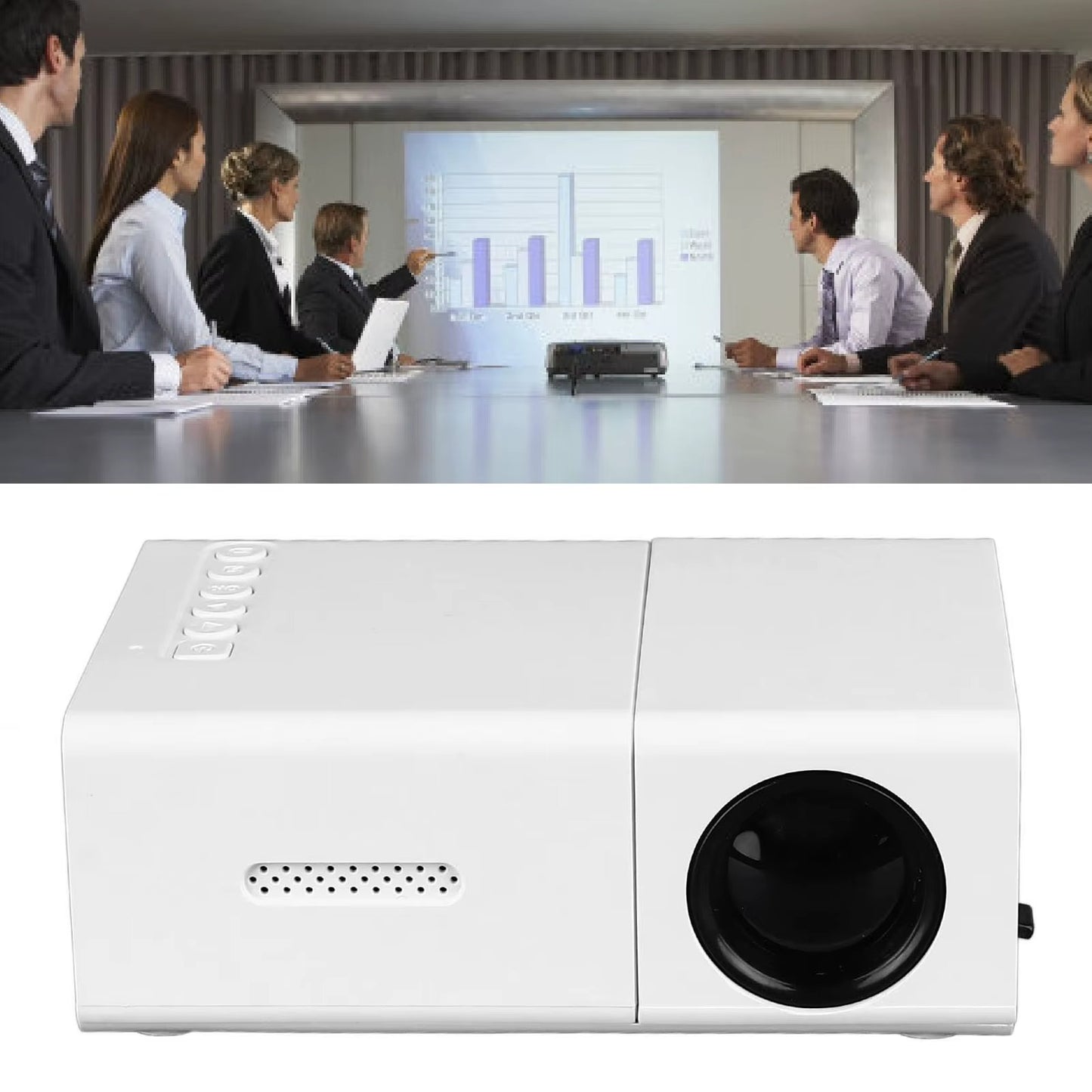 Mini HD Projector – Big Screen from Your Mobile